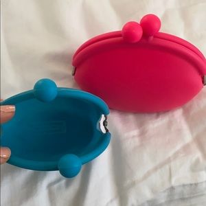 Bags - TWO Silicone change purses Bags - TWO Silicone change purses